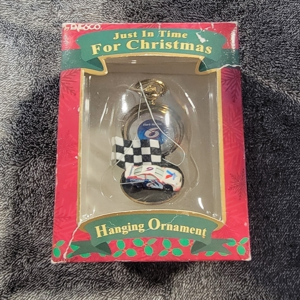 Vintage Enesco Mark Martin Nascar Ornament